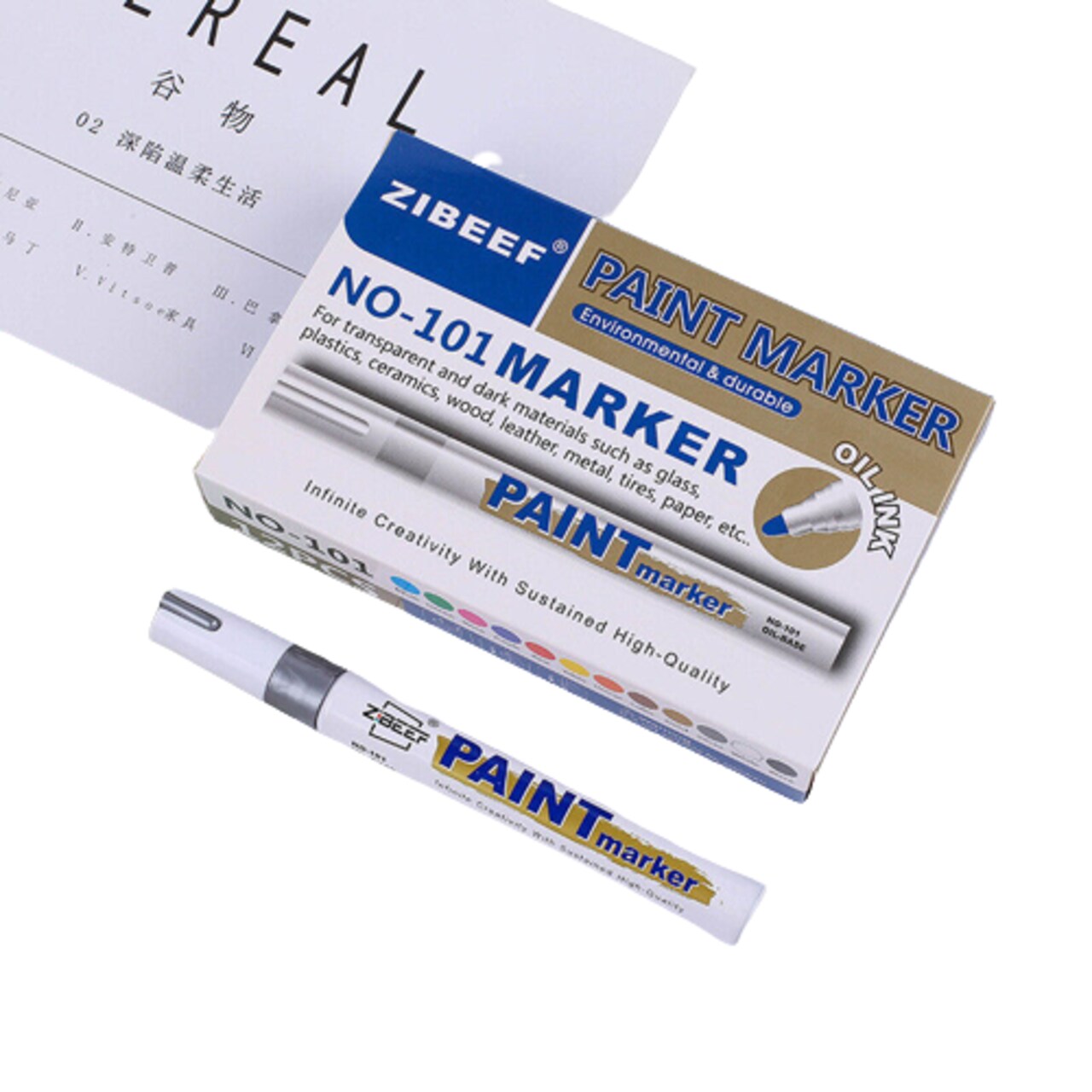 Kitcheniva Permanent Paint Marker Pen Waterproof Rubber Metal Wood